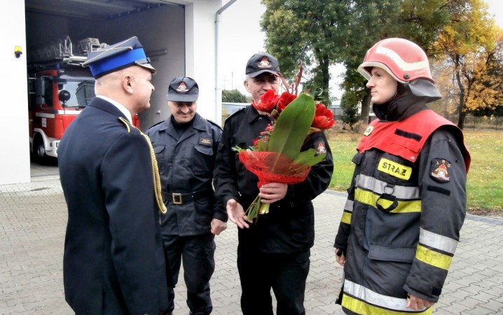 uroczyste pożegnanie asp. I. Jankowskiego