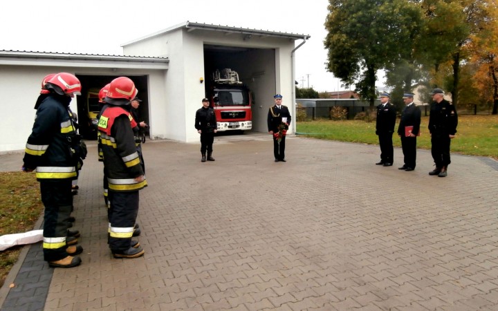 uroczyste pożegnanie asp. I. Jankowskiego