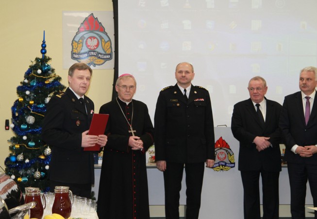 Spotkanie opłatkowe w KM PSP Siedlce