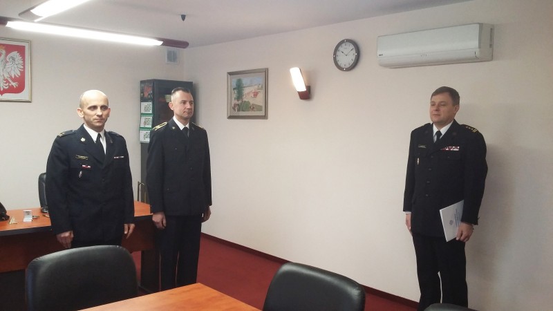Uroczyste zakończenie służby st. ogn. W. Ilczuka