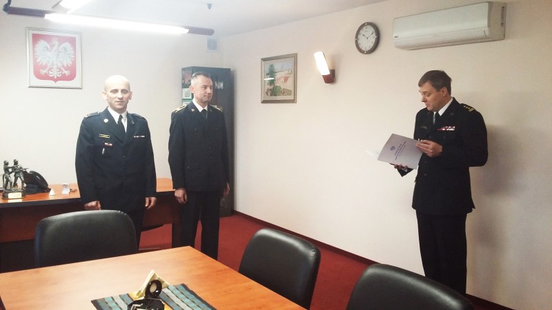 Uroczyste zakończenie służby st. ogn. W. Ilczuka