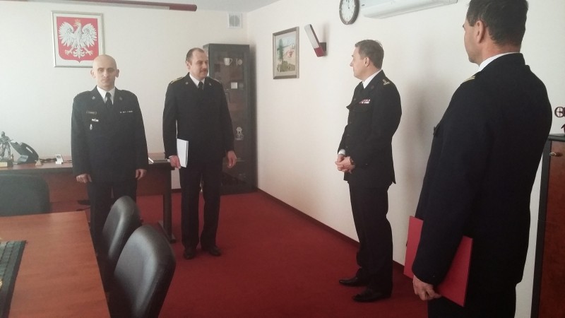 Uroczyste zakończenie służby st. ogn. M. Rojka