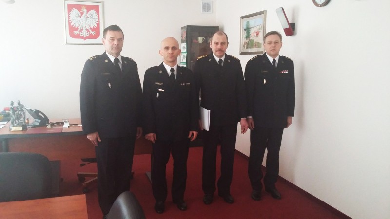 Uroczyste zakończenie służby st. ogn. M. Rojka