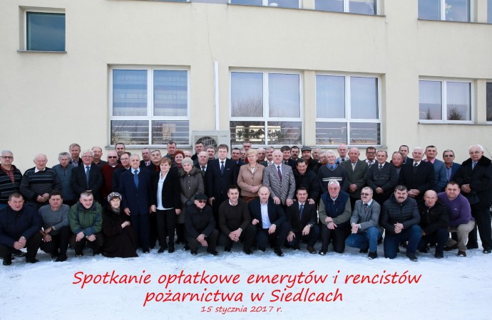 Spotkanie noworoczne Koło Emerytów i Rencistów Pożarnictwa