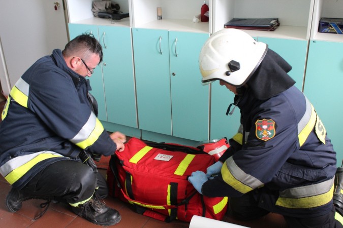 Ćwiczenia na obiekcie Szpitala Wojewódzkiego