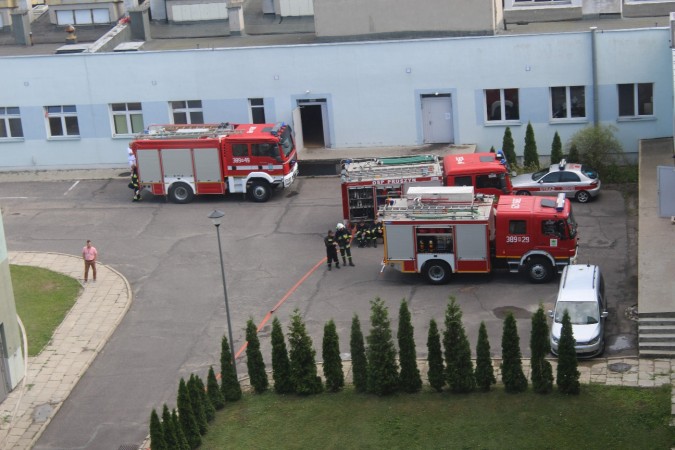 Ćwiczenia na obiekcie Szpitala Wojewódzkiego