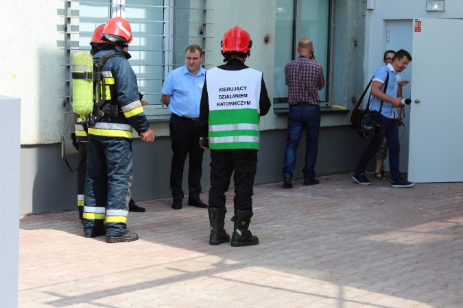 Ćwiczenia na obiekcie Szpitala Wojewódzkiego
