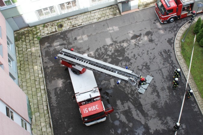 Ćwiczenia na obiekcie Szpitala Wojewódzkiego