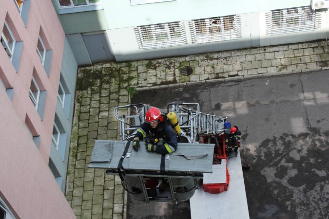Ćwiczenia na obiekcie Szpitala Wojewódzkiego
