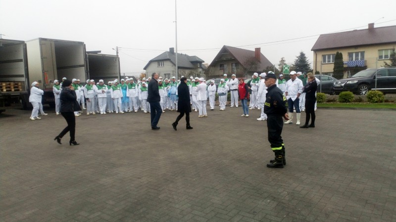 Ćwiczenia w zakładzie drobiarskim