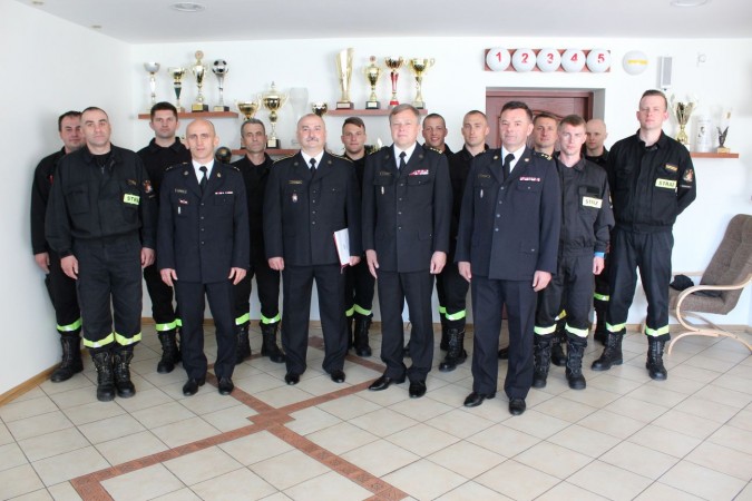 Uroczyste zakończenie służby asp. Tomasza Grzegorczyka