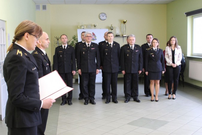 Uroczyste zakończenie służby bryg. Marka Boruca