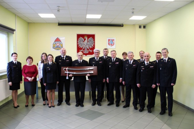 Uroczyste zakończenie służby bryg. Marka Boruca