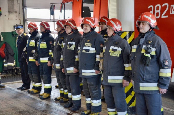 pożegnanie st.ogn. Dariusza Malinowskiego w JRG 2