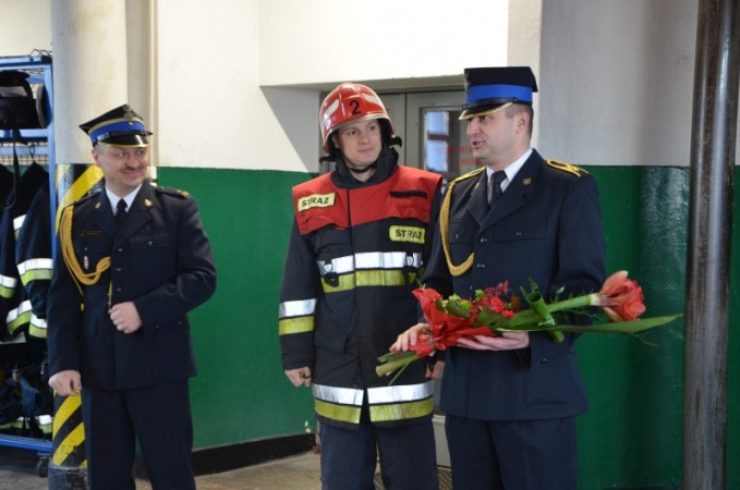 pożegnanie st.ogn. Dariusza Malinowskiego w JRG 2