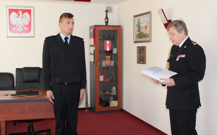 Wręczenie awansów i wyróżnień