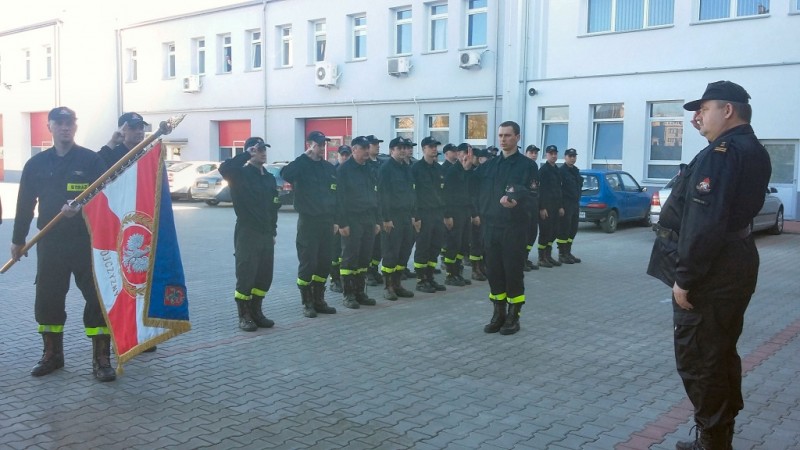 ślubowanie str. Macieja Boruty
