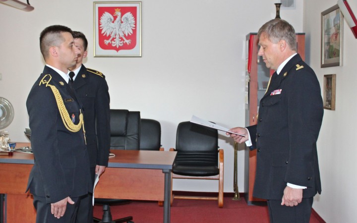 Wręczenie pierwszych stopni aspiranckich