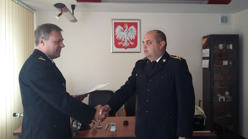 pożegnanie st. ogn. Adama Siedleckiego
