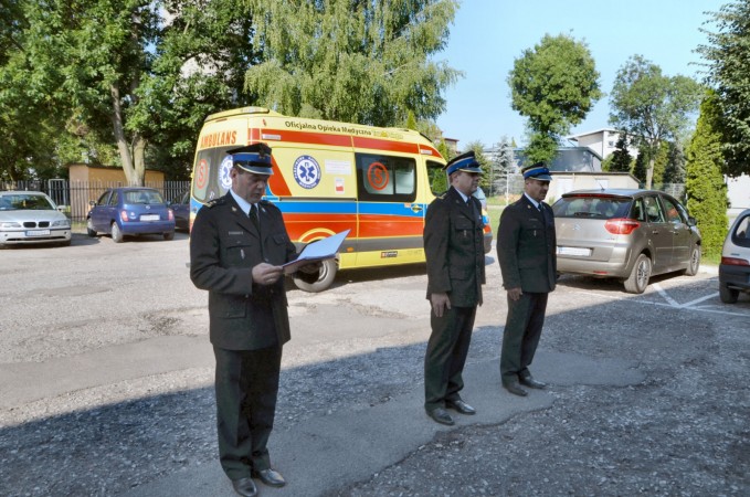pożegnanie st. asp. Sławomira Sadłowskiego